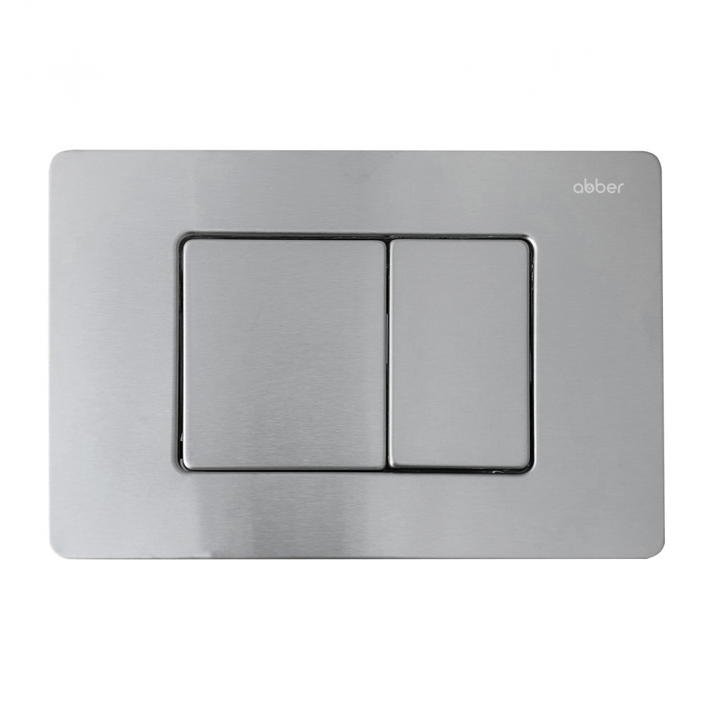 Кнопка смыва ABBER AC0120MCH хром матовый