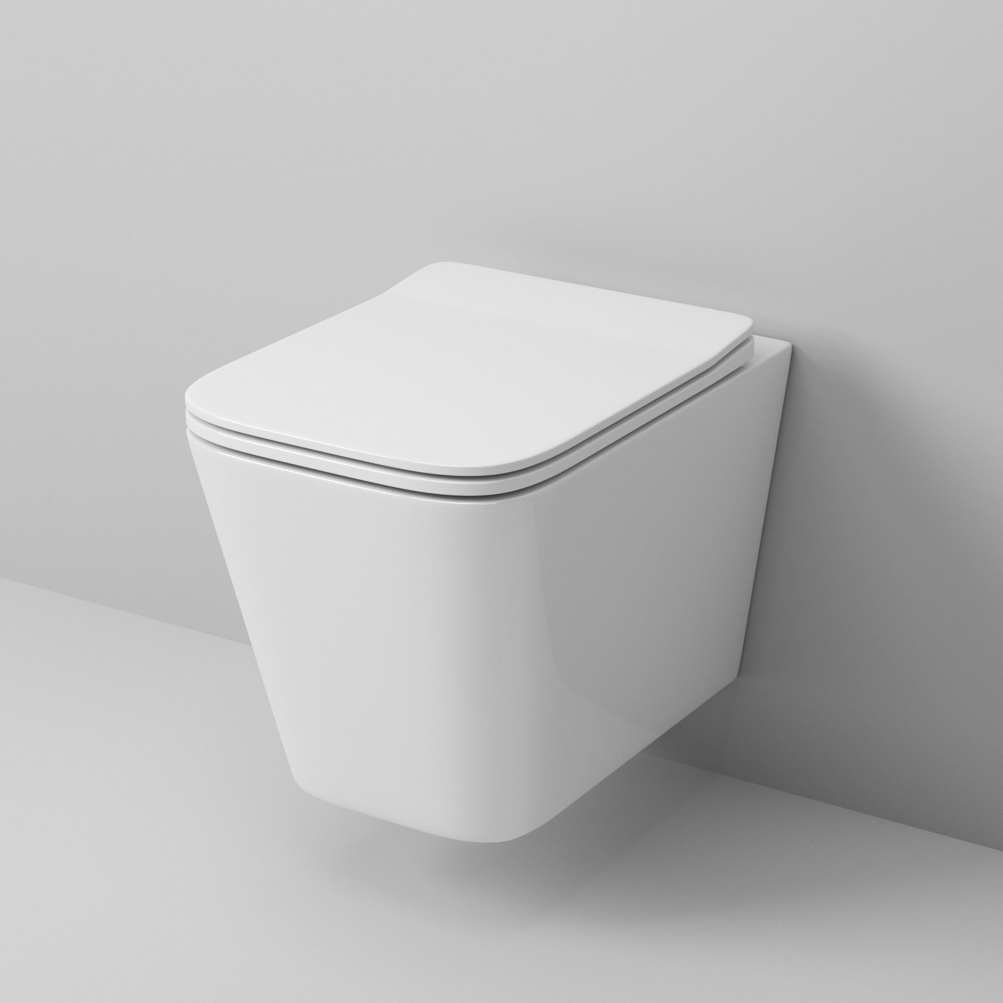 Унитаз подвесной Grossman GR-4441S белый, с сиденьем микролифт