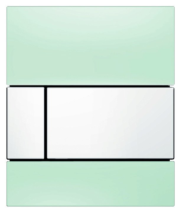 Кнопка смыва TECE Square Urinal 9242803 белый/зеленый