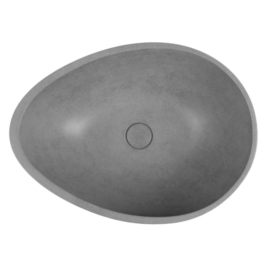 Раковина накладная 53см SAPHO PUNC BH7005 серый