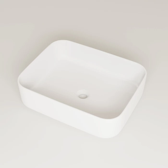 Раковина накладная 50см IDDIS Bridge BRIWM05i27 белый матовый