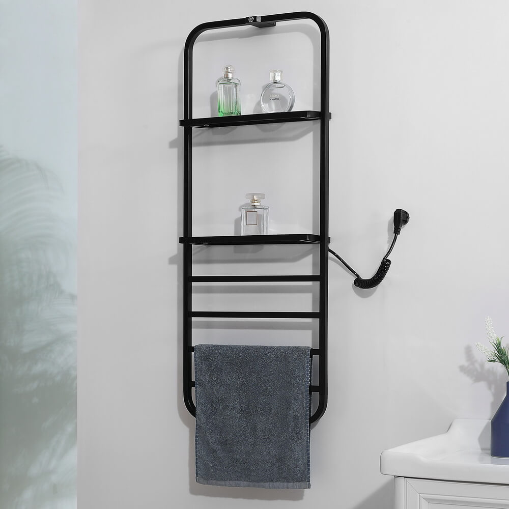 Полотенцесушитель электрический Black&White N-337B 101х40 черный матовый