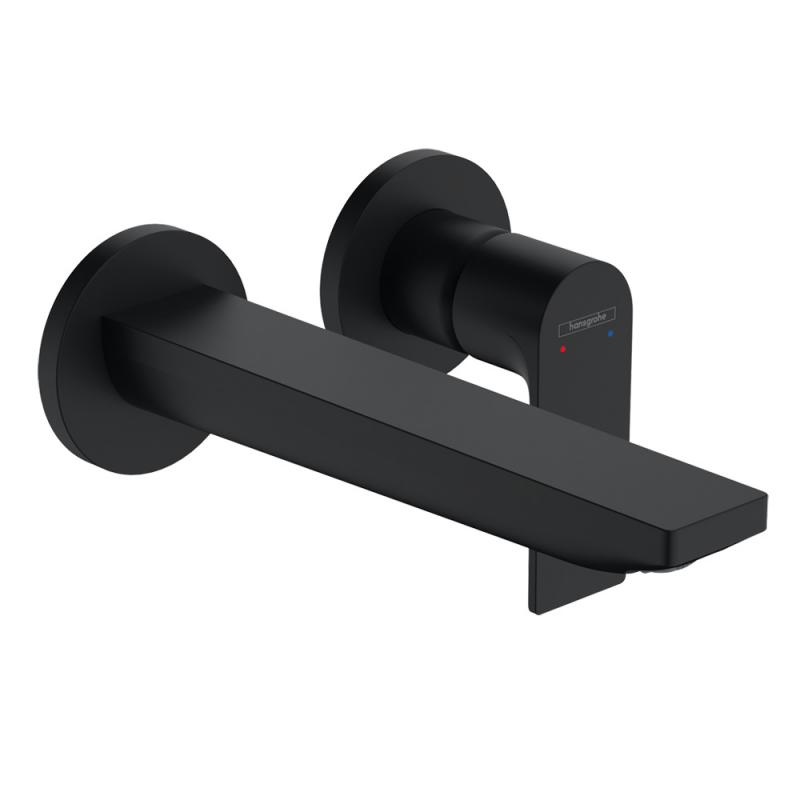 Смеситель для раковины Hansgrohe Rebris E 72568670 черный матовый