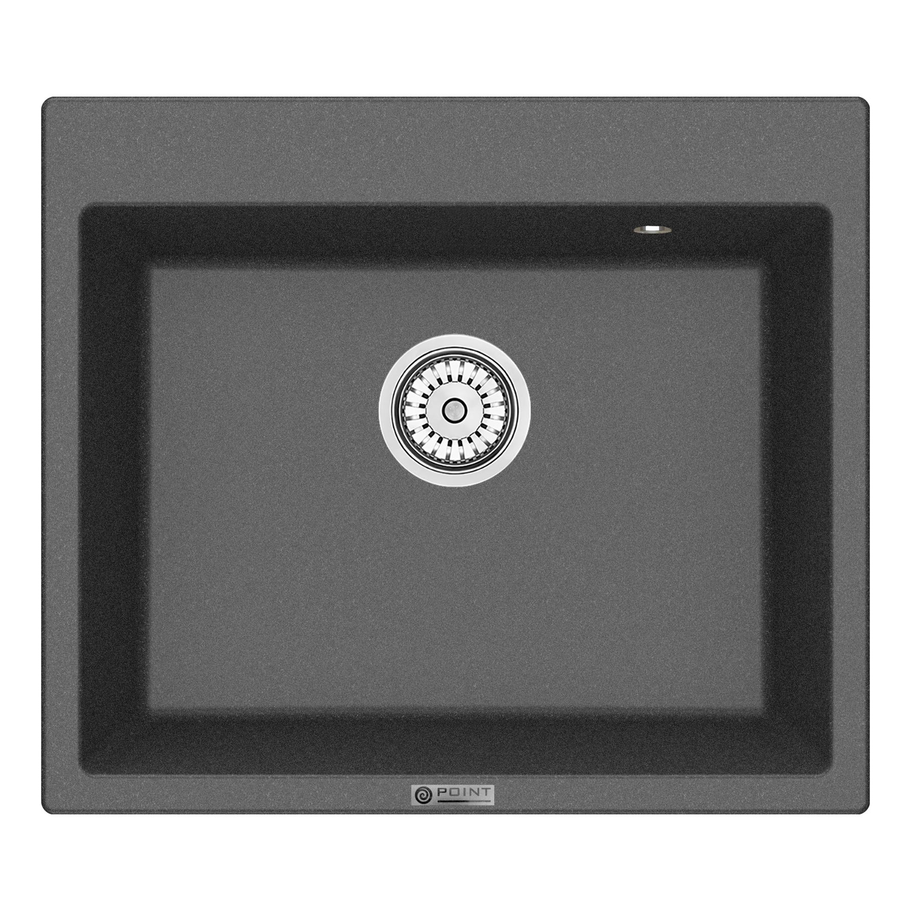 Мойка кухонная Point Бинга 60 PN3003GR, графит
