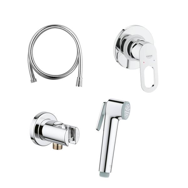 Гигиенический душ со смесителем Grohe BauLoop 124895 хром