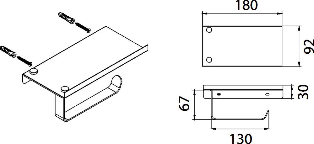Держатель туалетной бумаги Fixsen Hotel FX-31011 Хром