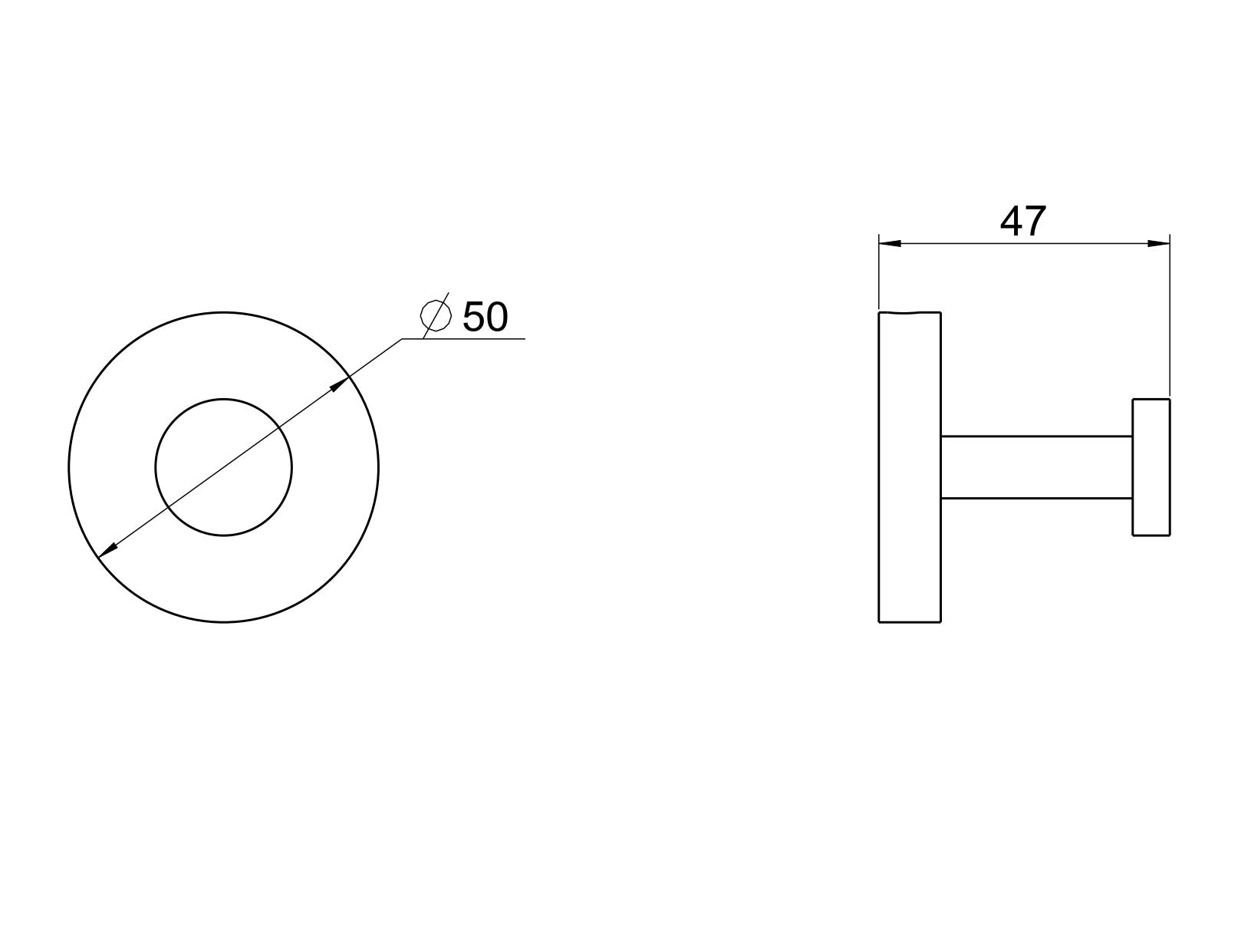 Крючок Aquatek Бетта AQ4601CR хром