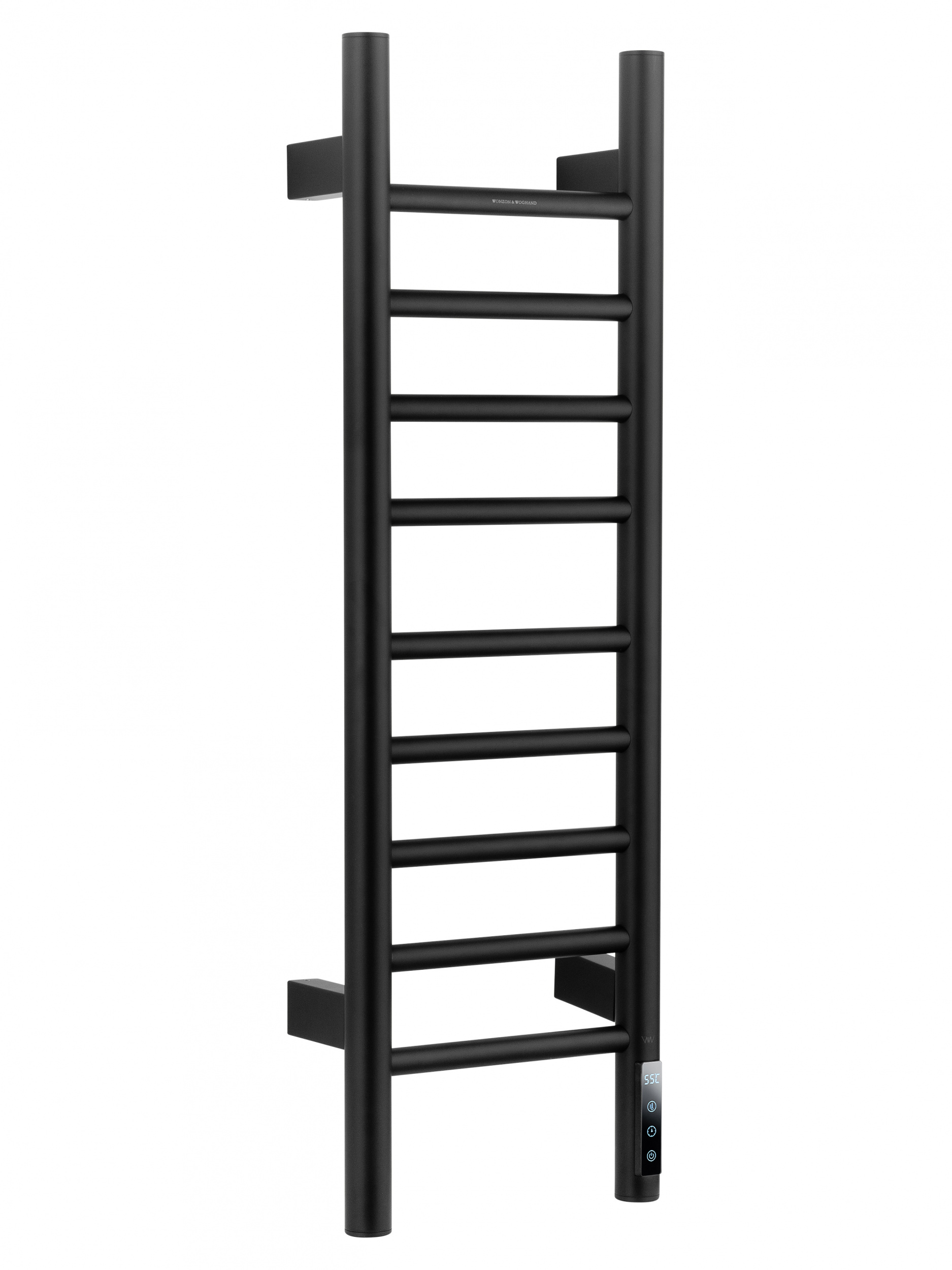 Полотенцесушитель электрический WONZON & WOGHAND BONN, Черный матовый (WW-AL4092-MB)