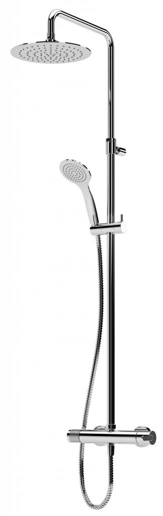 Душевая стойка Cezares LEAF-CDA-25-MM хром матовый