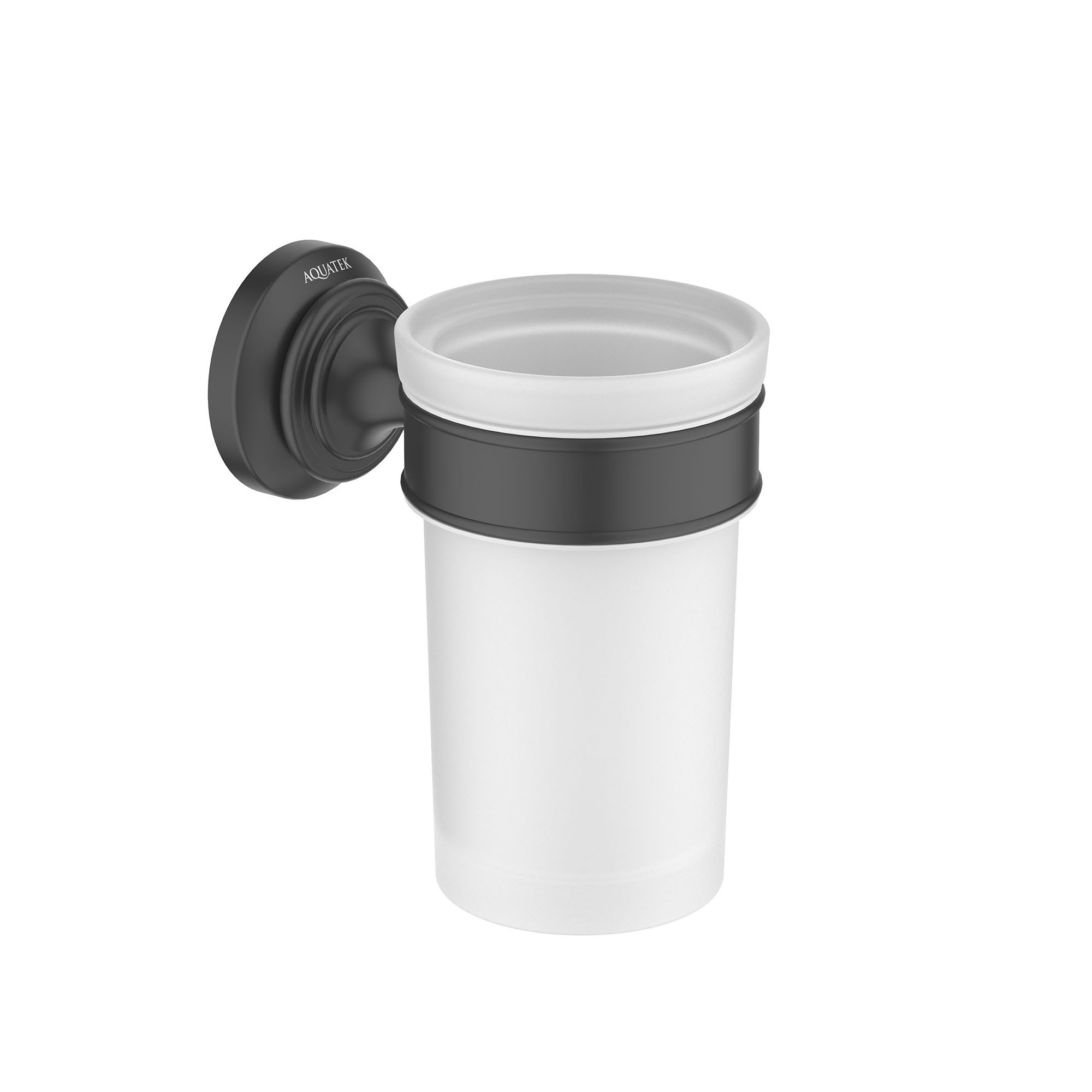 Стакан для ванной Aquatek Классик AQ4527MB черный матовый
