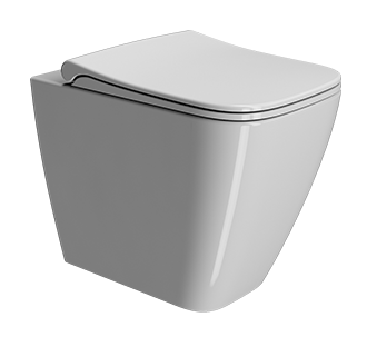 Унитаз приставной безободковый GSI Nubes 961011 белый