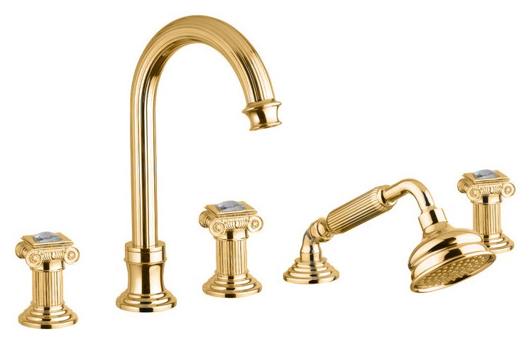 Смеситель на борт ванны Cezares Olimp BVD-Sw 01 Хром