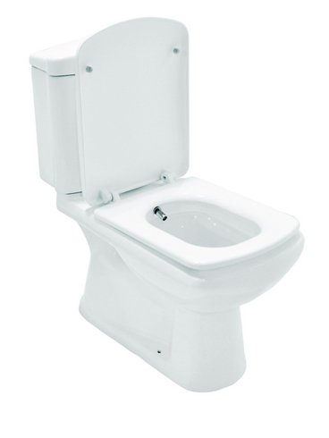 Унитаз напольный унитаз-компакт Creo Ceramique Tours TO1002BN+TO1003N+TO1001N белый
