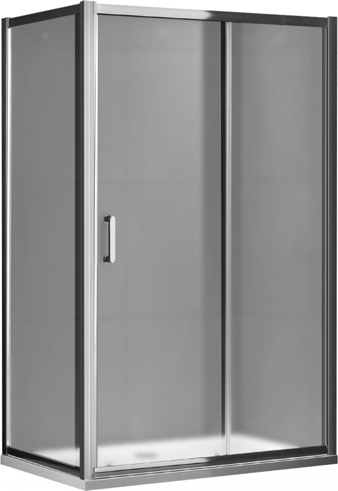 Душевой угол GEMY Victoria 150x100x190 профиль хром, стекло матовое