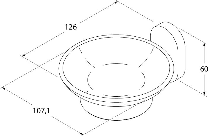 Мыльница Iddis Mirro Plus MRPSBC0i42 Хром Белый