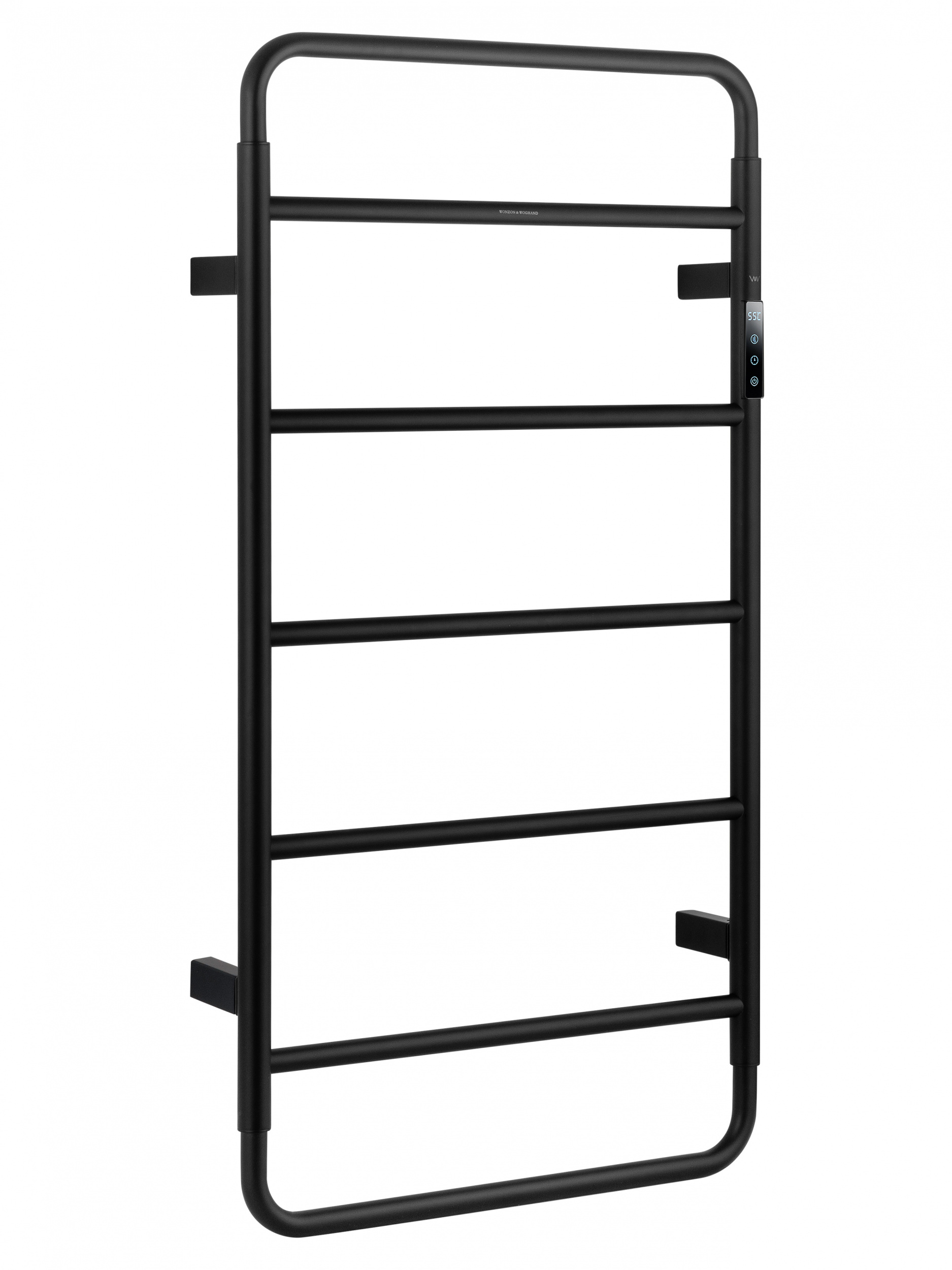 Полотенцесушитель электрический WONZON & WOGHAND WISMAR, Черный (WW-AL202-MB)