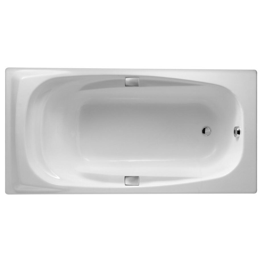 Чугунная ванна Jacob Delafon Super Repos 180x90 см с ручками