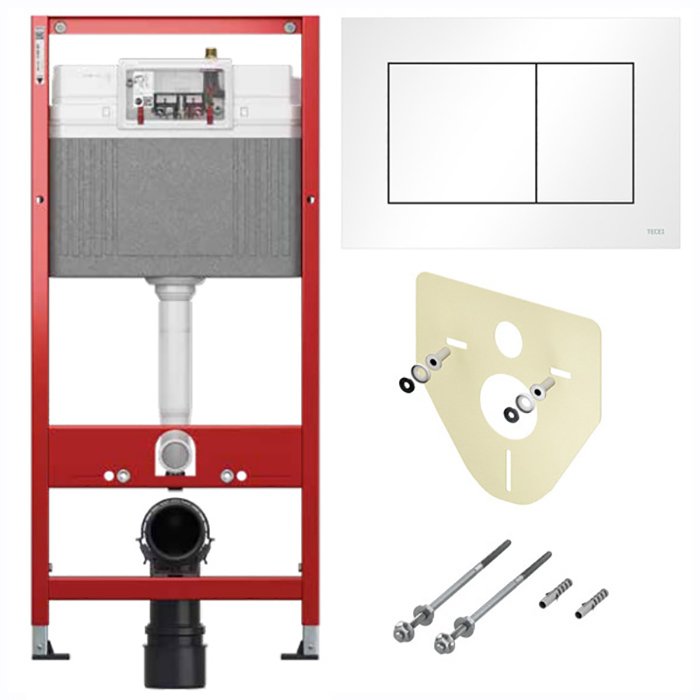 Готовое решение для подвесных унитазов TECE Profil 9400413 белый