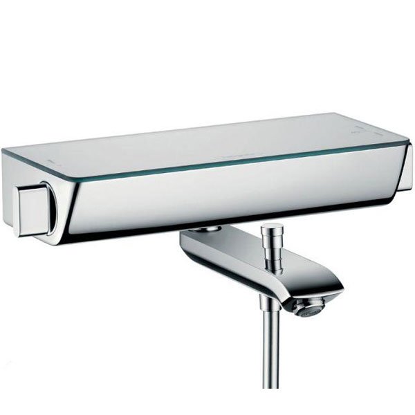 Смеситель для ванны Hansgrohe Ecostat Select 13141400 с термостатом Хром Белый