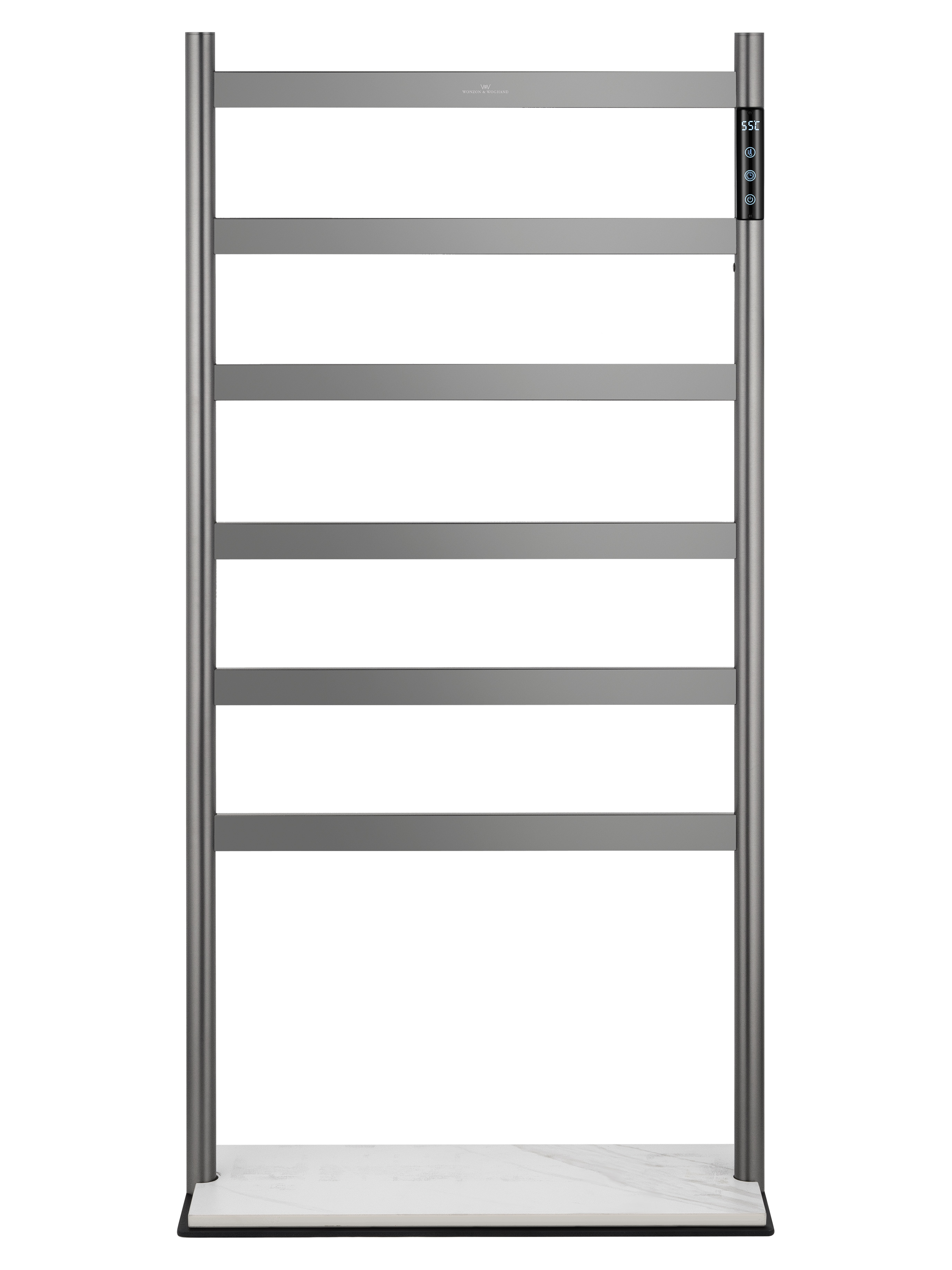 Полотенцесушитель электрический напольный WONZON & WOGHAND ESSEN, Темный графит (WW-A406-GM)