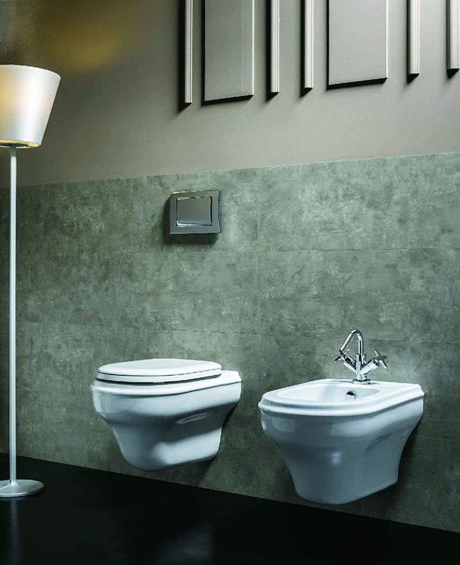 Унитаз Azzurra Charme CHA100/Sosk bianco lucido