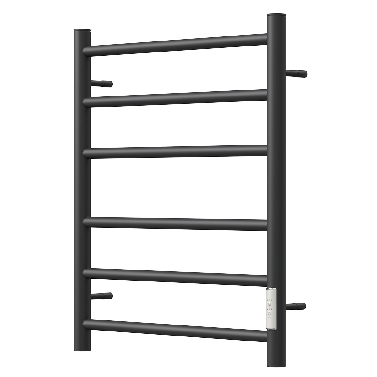 Полотенцесушитель электрический Point PN10846B П6 400x600 диммер справа, черный матовый