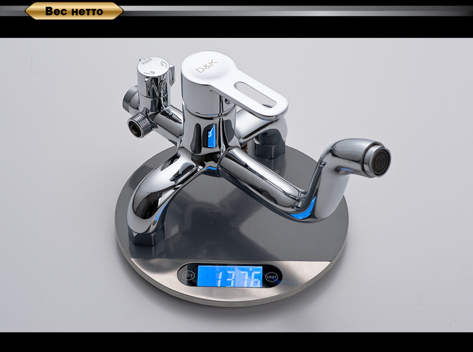 Душевая стойка D&K Rhein.Paulinus DA1353701C11 хром