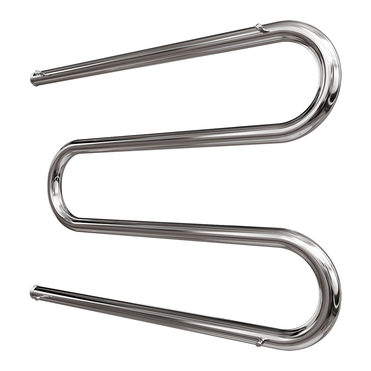 Полотенцесушитель водяной Point PN38665P 600x500 М-образный с полкой, хром