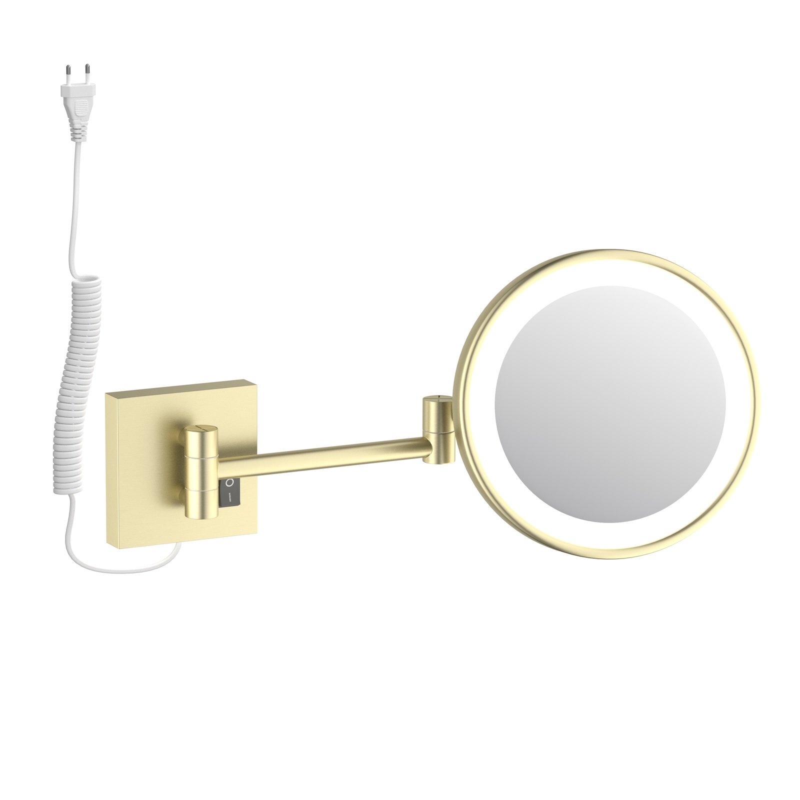 Косметическое зеркало с подсветкой Timo Luiro 18474/17 золото матовое