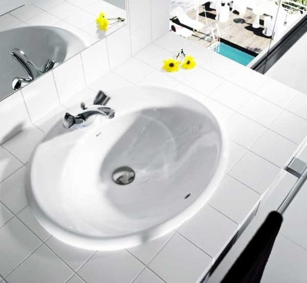 Раковина встраиваемая сверху 52см Roca Adora 327204000 белый