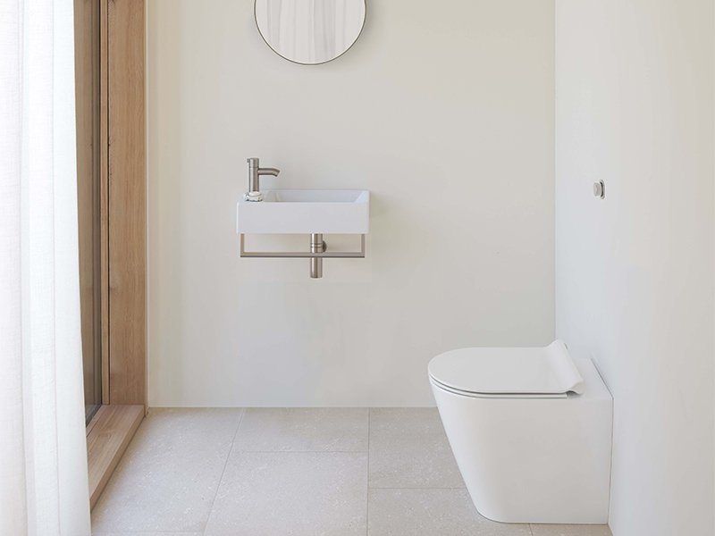 Унитаз приставной безободковый GSI Kube X 941011 белый