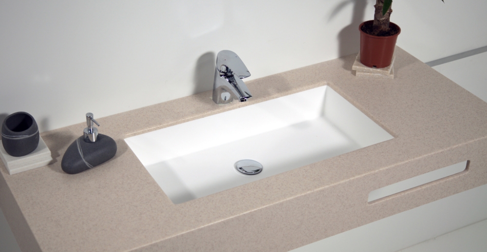 Раковина подвесная 54,5см MonteBianco Castello Uno 12113 белый матовый