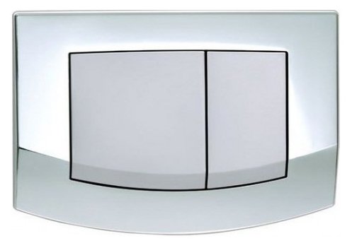 Кнопка смыва TECE Ambia 9240254 хром глянцевый/хром матовый