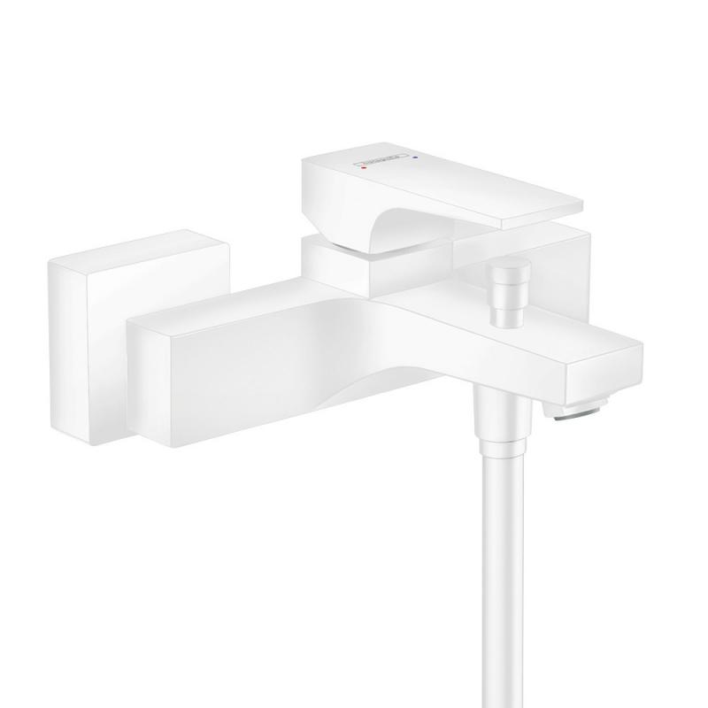 Смеситель для ванны с душем Hansgrohe Metropol 32540700 белый матовый