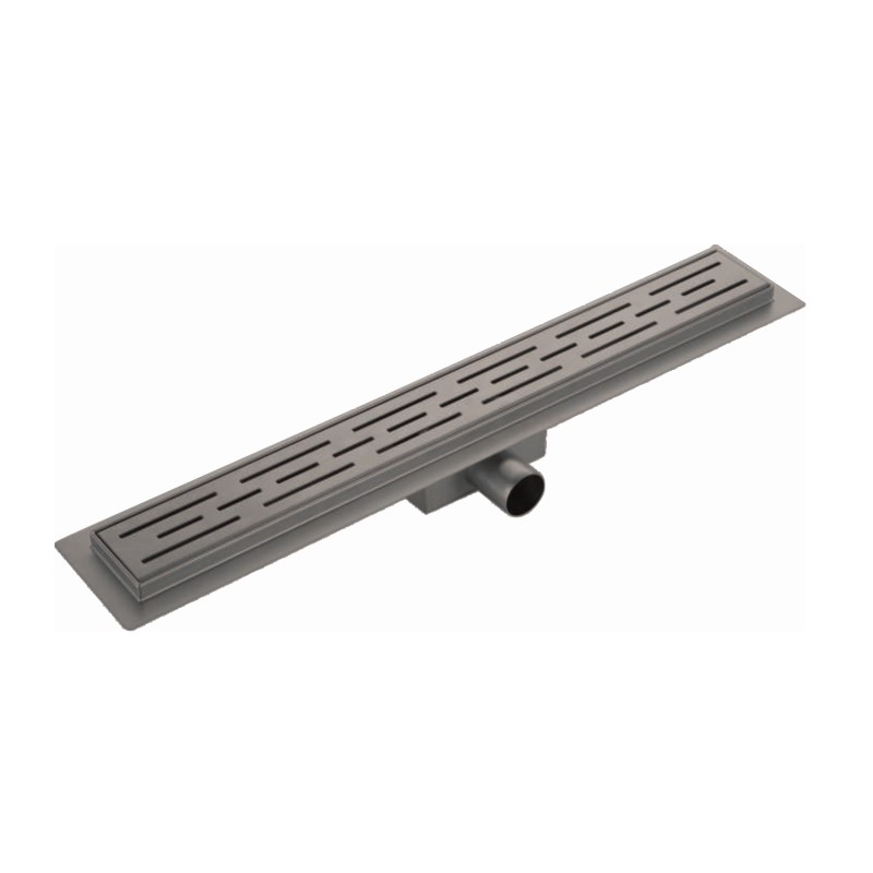 Душевой лоток с решеткой из нержавеющей стали 80см Haiba HB91800-3, серый