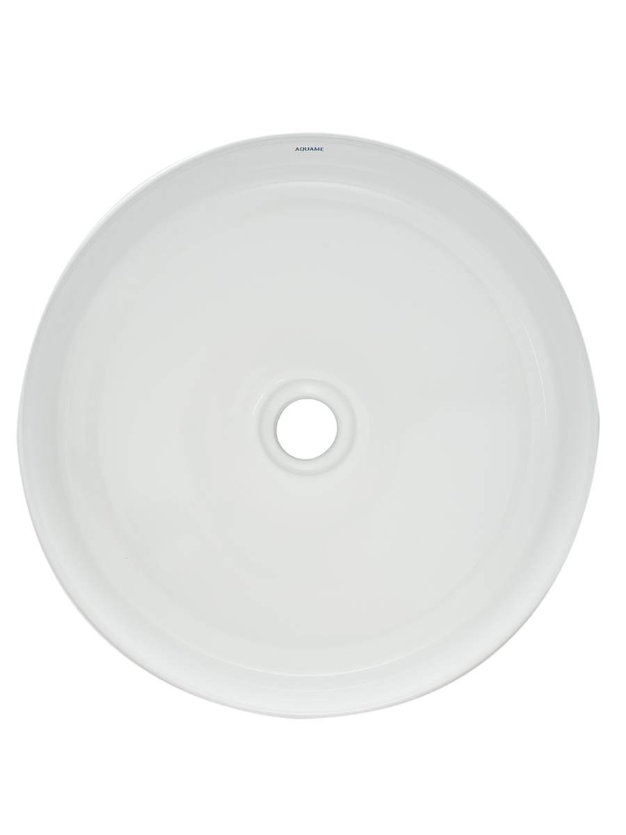 Раковина накладная 40см AQUAme AQM5007 белый