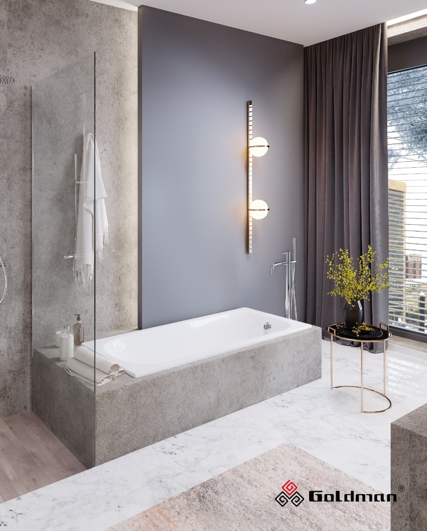 Чугунная ванна Goldman Classic 130х70