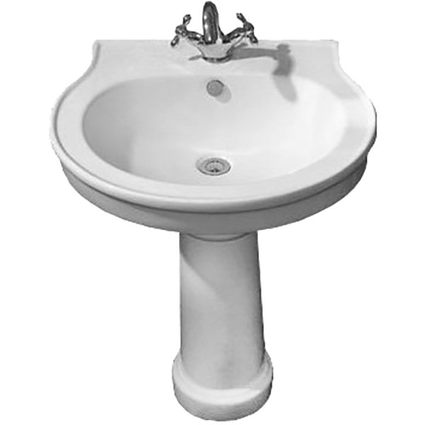 Раковина подвесная 61см Cezares Primo CZR-399-T белый