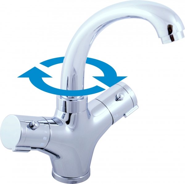 Смеситель Rav Slezak Dunaj Termostat TRM26.5 Хром