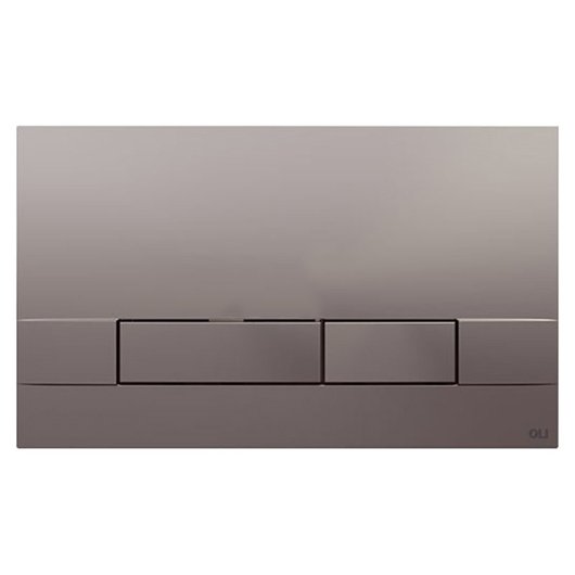 Кнопка смыва для унитазов OLI Pure 148302 хром матовый