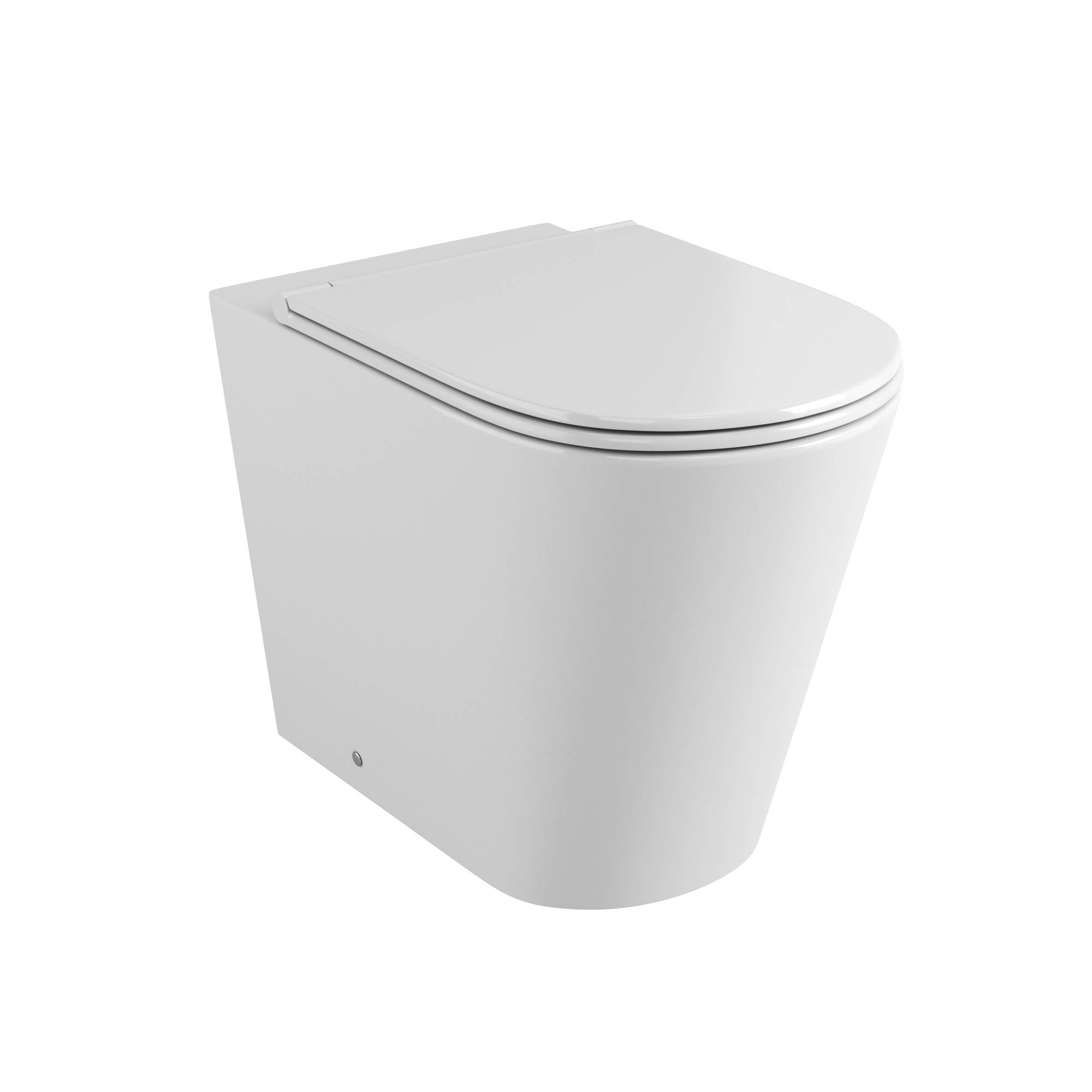 Унитаз приставной Grossman GR-PR4450S белый, с сиденьем микролифт