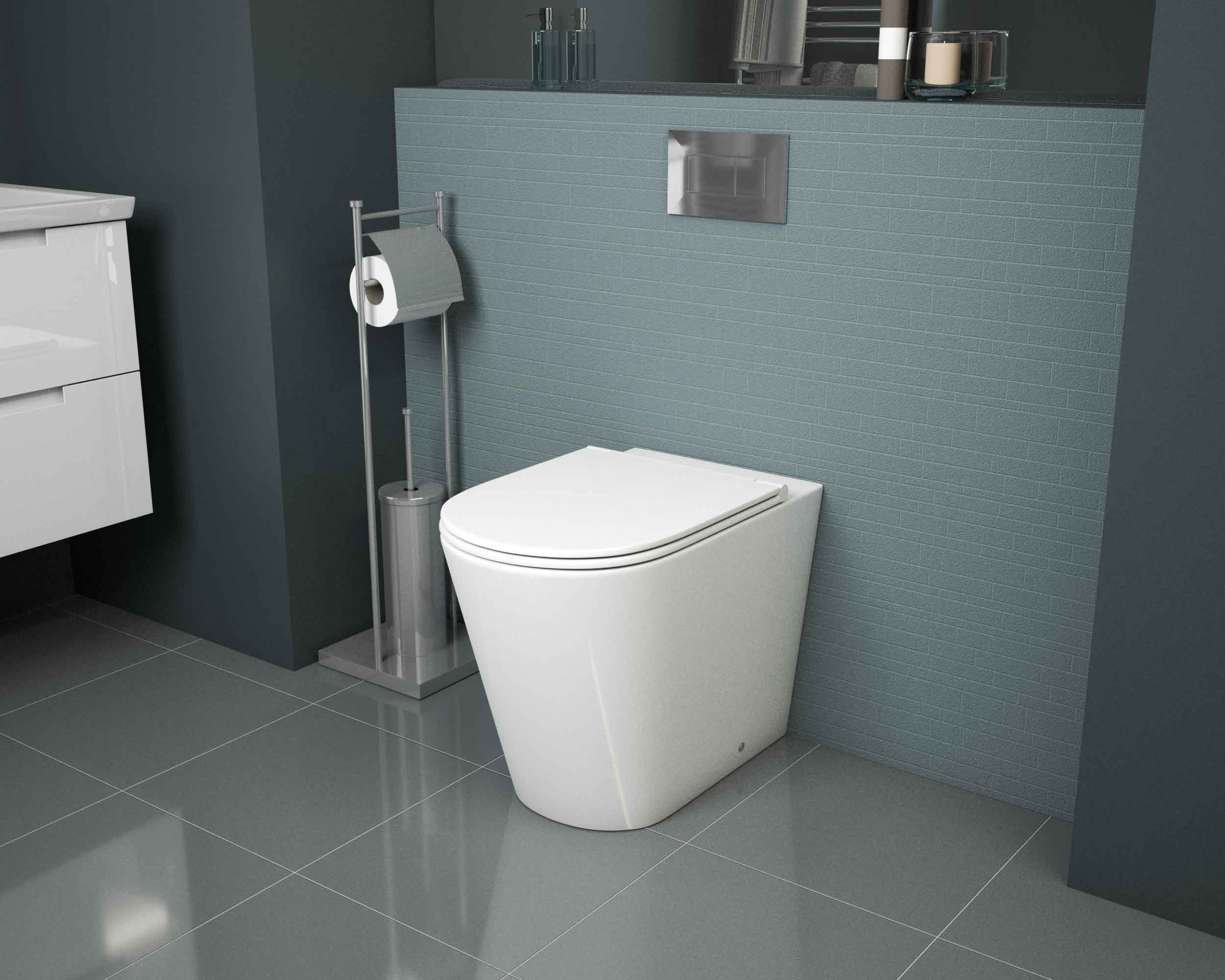 Унитаз приставной Grossman GR-PR4450S белый, с сиденьем микролифт