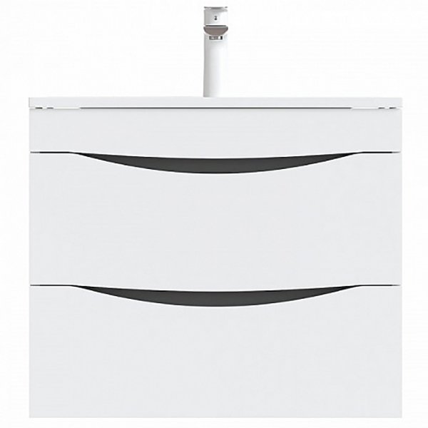 Тумба с раковиной Iddis Cloud 60 подвесная Белая