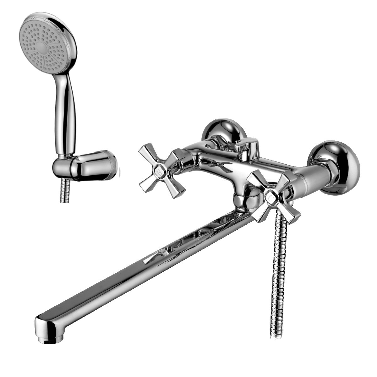 Смеситель для ванны с душем Lemark Benefit LM2512C хром