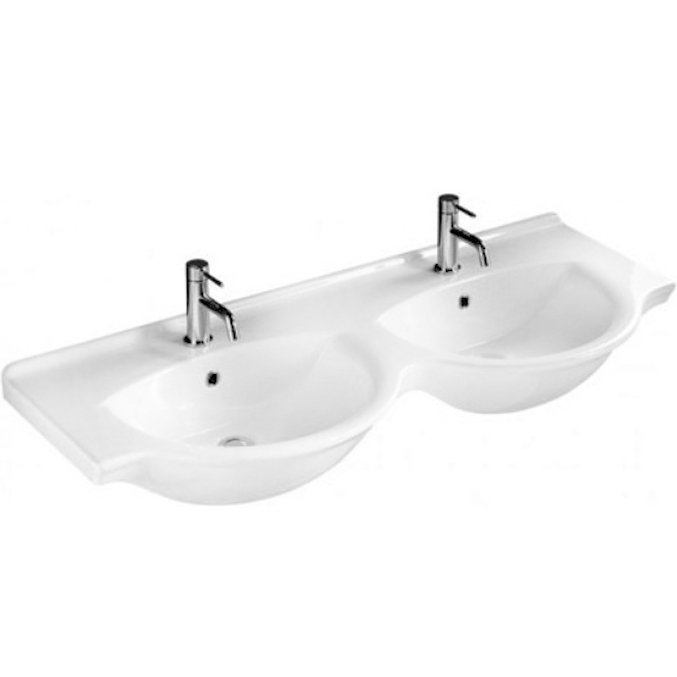 Раковина Hatria Sophie 125 YOQ5 двойная Белый