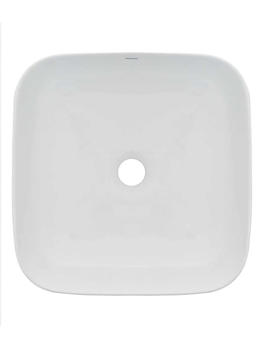 Раковина накладная 39см AQUAme AQM5011 белый