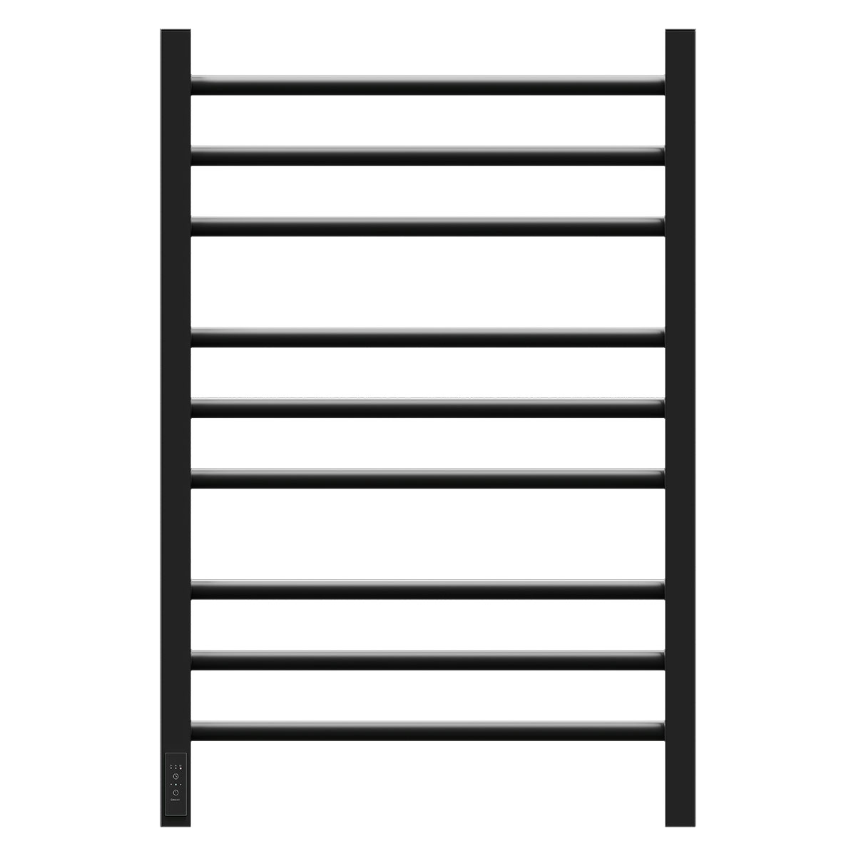 Полотенцесушитель электрический Point PN70758B П9 500x790 диммер слева, черный