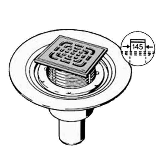 Душевой трап Viega Advantix 557201