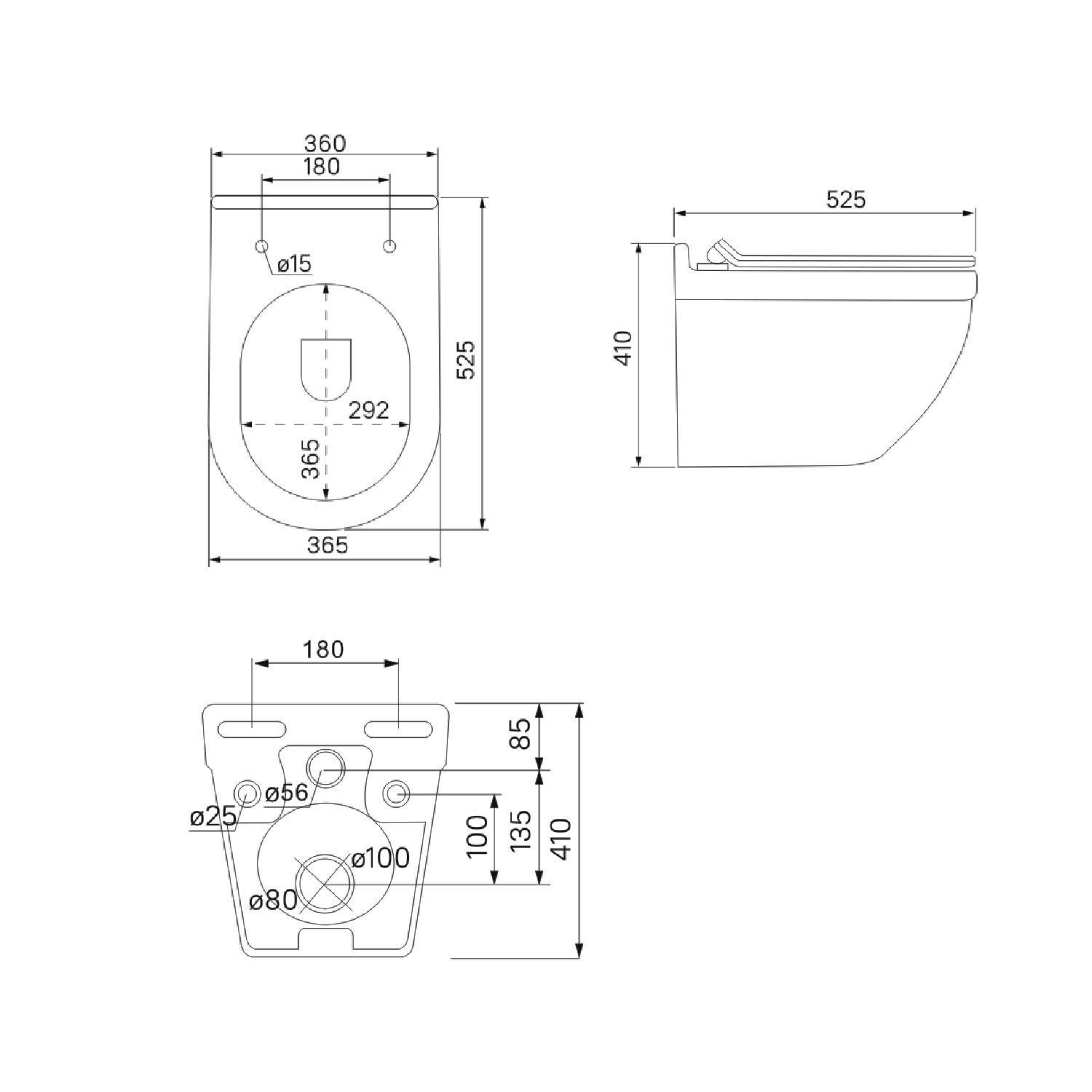 Унитаз подвесной IDDIS Cloud CLORDSEi25 белый, с сиденьем микролифт