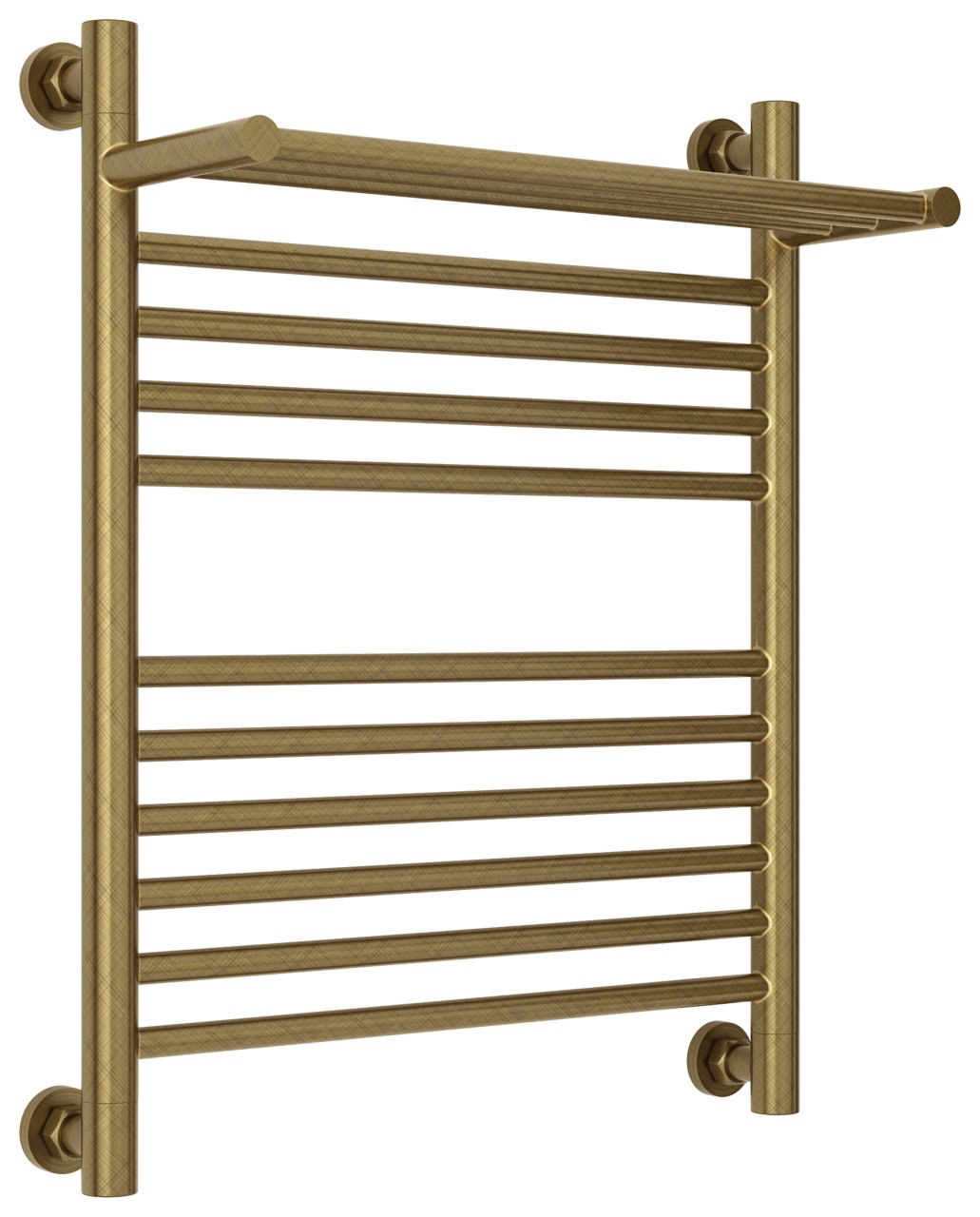 Полотенцесушитель водяной Сунержа Богема с полкой+ 60х50 состеренная бронза